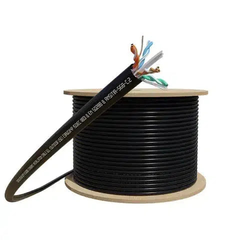 305m CAT6A U/FTP Solid OUTDOOR Gel Filled Twisted Pair Cable Reel