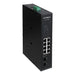 EDIMAX 8 Port Gigabit Industrial PoE Switch w/ 2 SFP Ports | DIN-Mount (240 Watt)