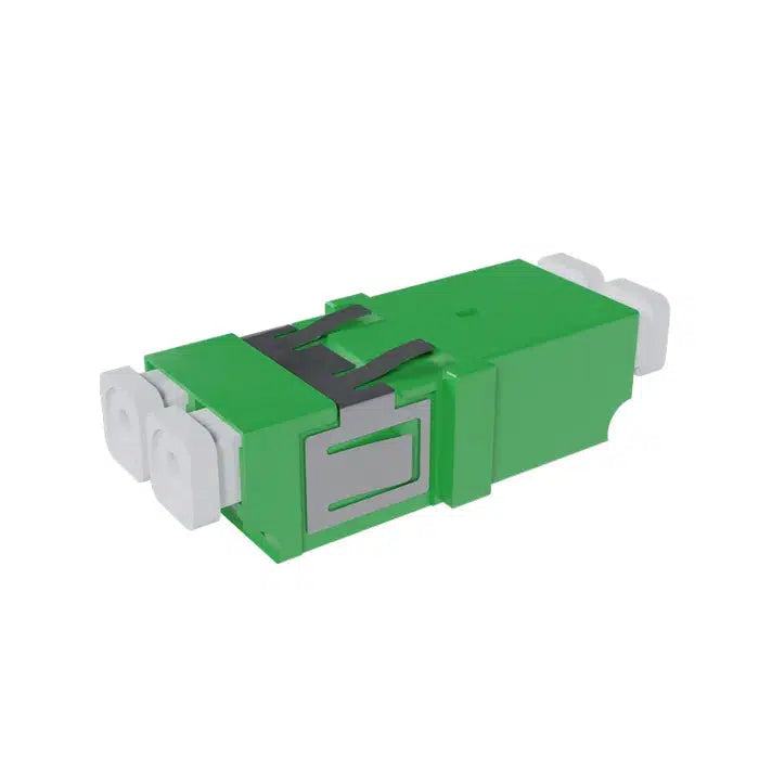 LC APC Duplex OS2 (Green) - Flangeless Fibre Adaptor