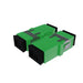 SC APC Simplex OS2 (Green) - Flangeless Fibre Adaptor