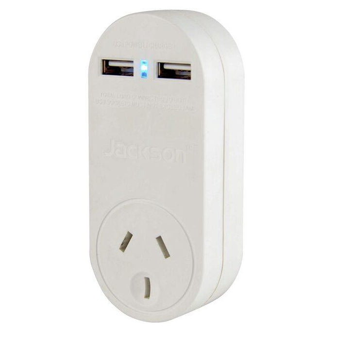 Jackson Twin USB Surge Protected Power Outlet