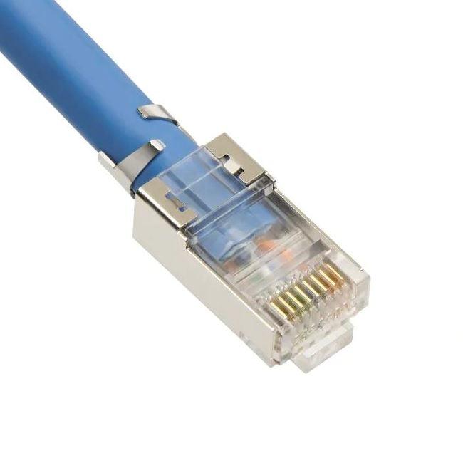 RJ45 CAT6A 10Gb Shielded Connector with Liner