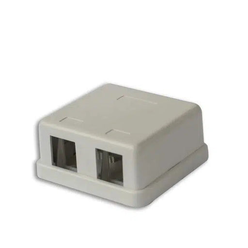 Unequipped CAT6 Keystone Surface Mounting Box