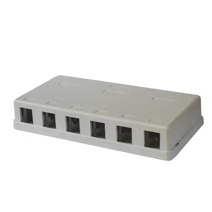 Unequipped CAT6 Keystone Surface Mount Box | CableHUB